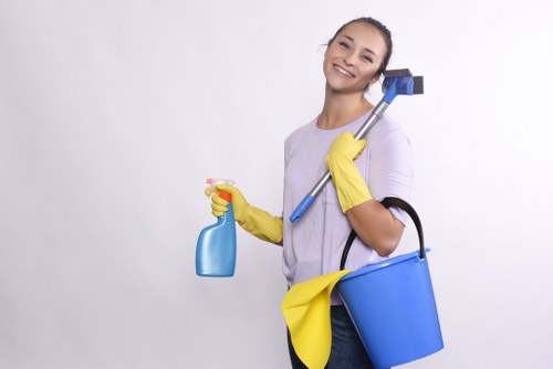 Recorded carpet cleaning complaint being assessed by staff